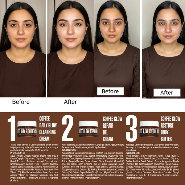 Coffee Face & Body Glow Pack