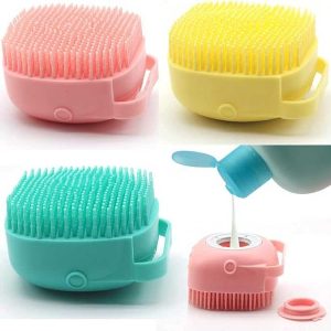 Silicone Bath Brush – Soft Exfoliating Body Scrubber, Shower & Bath Cleaning Brush