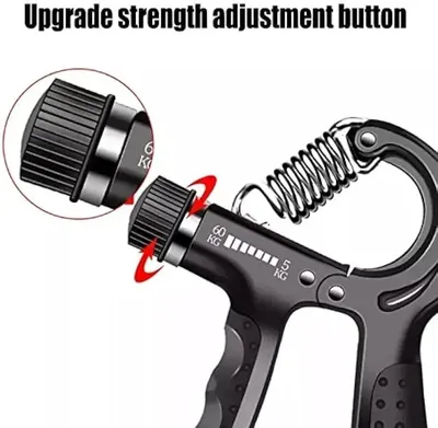 Countable Hand Gripper Adjustable Resistance Black | Hand Grip Strengthener for Forearm & Wrist Training - Image 5