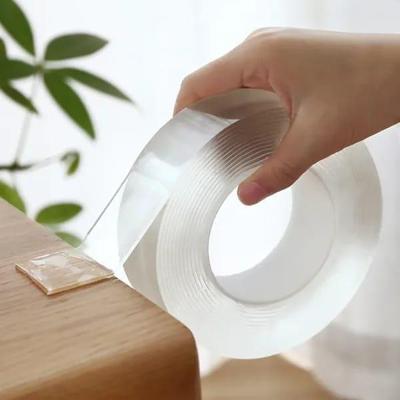 Double-Sided Nano Tape Strong Adhesive Transparent Reusable Mounting Tape - Image 5