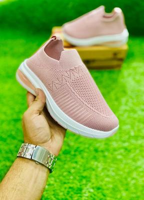 Women's Pink Casual Joggers Soft Breathable | Comfortable Lightweight Jogging Shoes