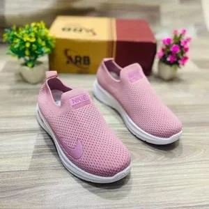 Women's Pink Casual Joggers Size 6-11 | Stylish Comfortable Daily Wear Shoes