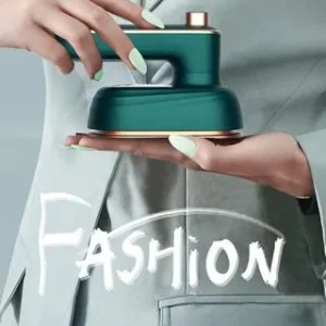 Green Steam Iron for Quick Wrinkle Removal – Fast Heating Clothes Iron