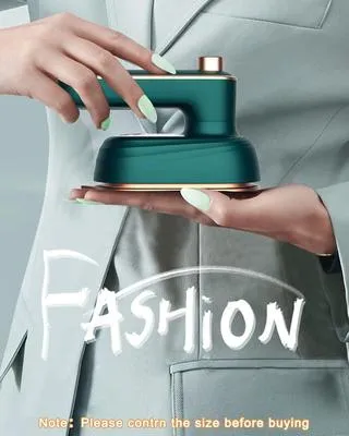 Green Steam Iron for Quick Wrinkle Removal – Fast Heating Clothes Iron