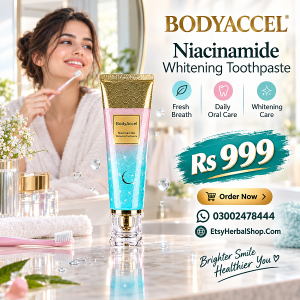BodyAccel Niacinamide Whitening Toothpaste In Pakistan
