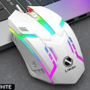 Compact Wireless RGB Gaming Mouse – Portable LED Light Gaming Mouse for PC & Laptop