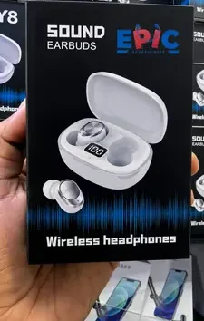 Multicolor AirPods Style Wireless Earbuds Bluetooth 5.3 | LED Display Charging Case | Touch Control HD