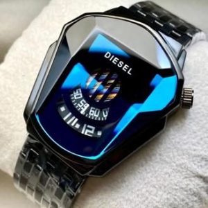 Gold Diesel Digital Watch for Men | Stylish Luxury-Inspired Digital Wristwatch
