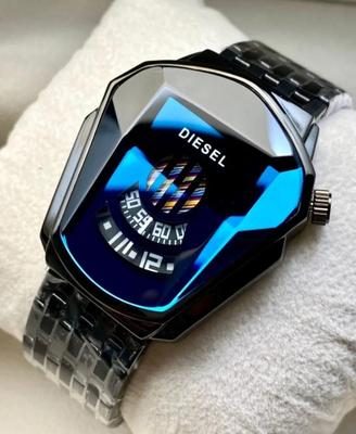 Gold Diesel Digital Watch for Men | Stylish Luxury-Inspired Digital Wristwatch
