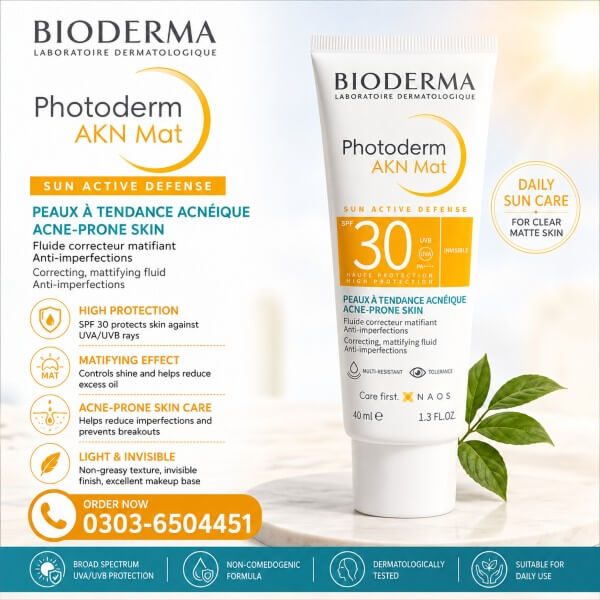 BIODERMA Photoderm AKN Mat SPF 30 In Pakistan