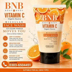 BNB Vitamin C Micellar Face Wash 120ml In Pakistan