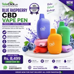 Blue Raspberry CBD Vape Pen In Pakistan
