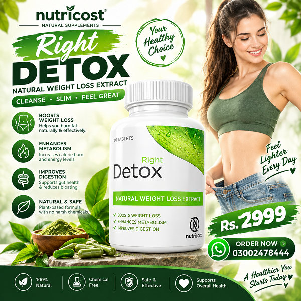 Right Detox Tablets in Pakistan
