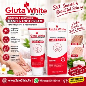 Gluta White Hand & Foot Whitening Cream In Pakistan