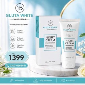 Gluta White Skin Glowing & Brightening Night Cream In Pakistan
