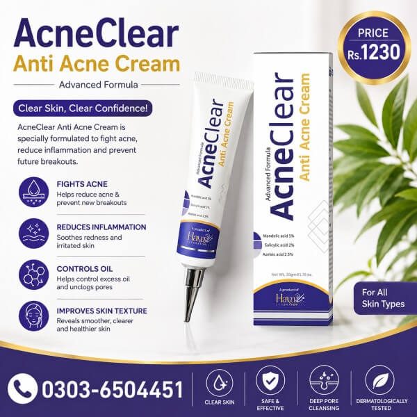 Haya Anti Acne Cream Price In Pakistan