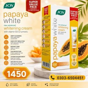 Joy Papaya Whitening Cream In Pakistan