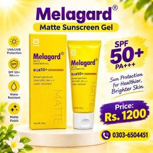 Melagard Matte Sunscreen Gel SPF 50+ PA In Pakistan