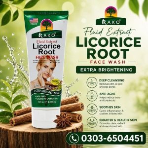 Rako Fluid Extract Licorice Root Face Wash In Pakistan