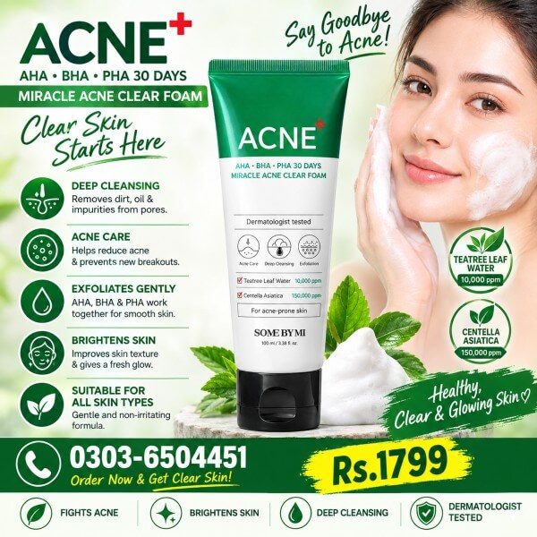 Roushun 30 Days Miracle Acne Clear Foam Price In Pakistan