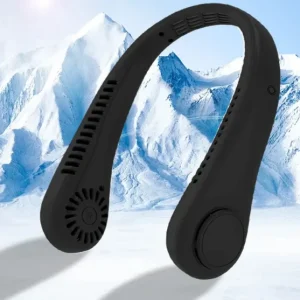 Neck Hanging Fan USB Mini Portable Hands-Free Bladeless Fan – Strong Wind Outdoor Sports Cooling Fan
