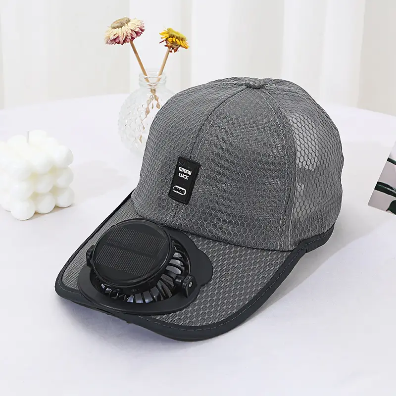 Solar Charging Fan Cap for Men & Women – Outdoor Sports Cooling Hat - Image 4