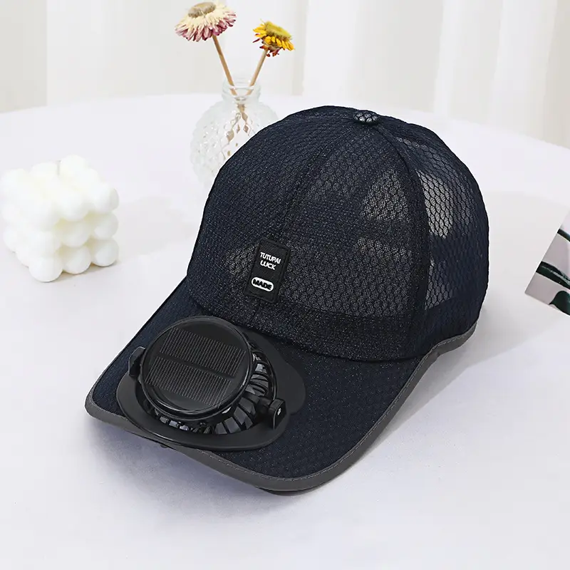 Solar Charging Fan Cap for Men & Women – Outdoor Sports Cooling Hat