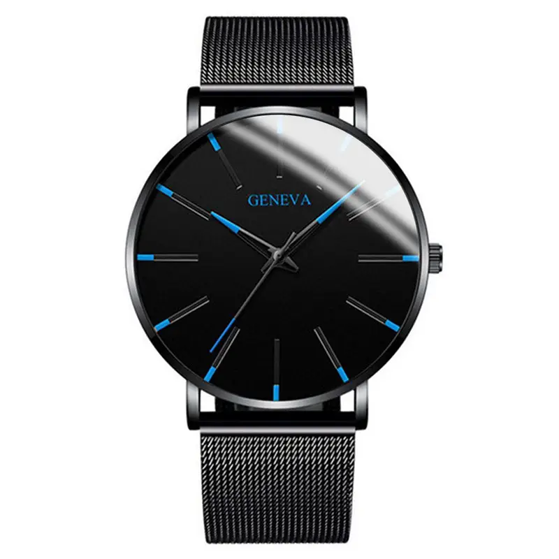 Fashion Blue Needle Men’s Watch – Stylish Quartz Wristwatch for Men - Image 4