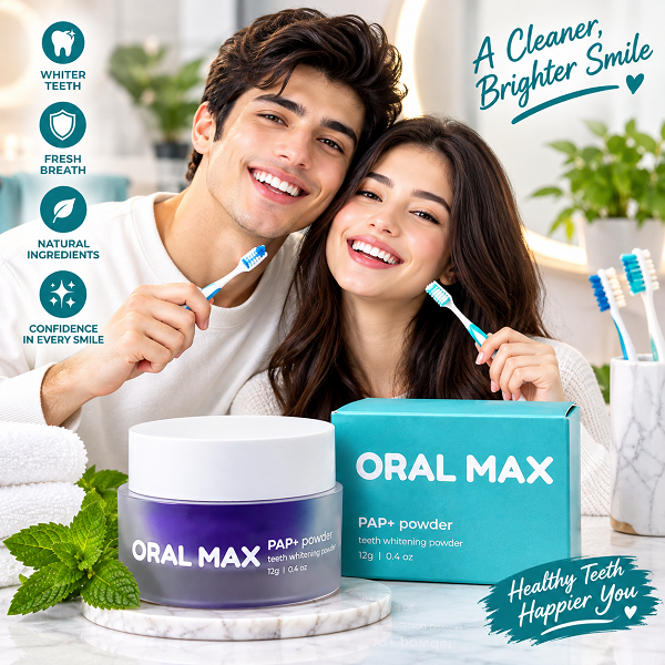 ORAL MAX - PAP+ Whitening Powder