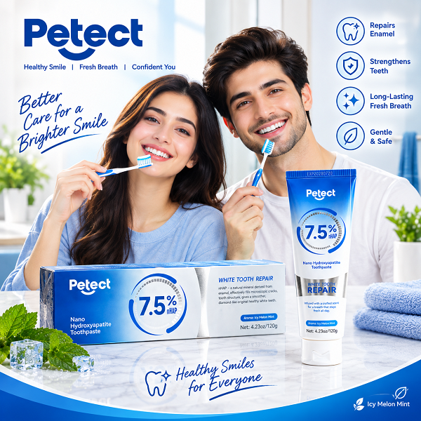 Petect 7.5% Nano Hydroxyapatite Toothpaste