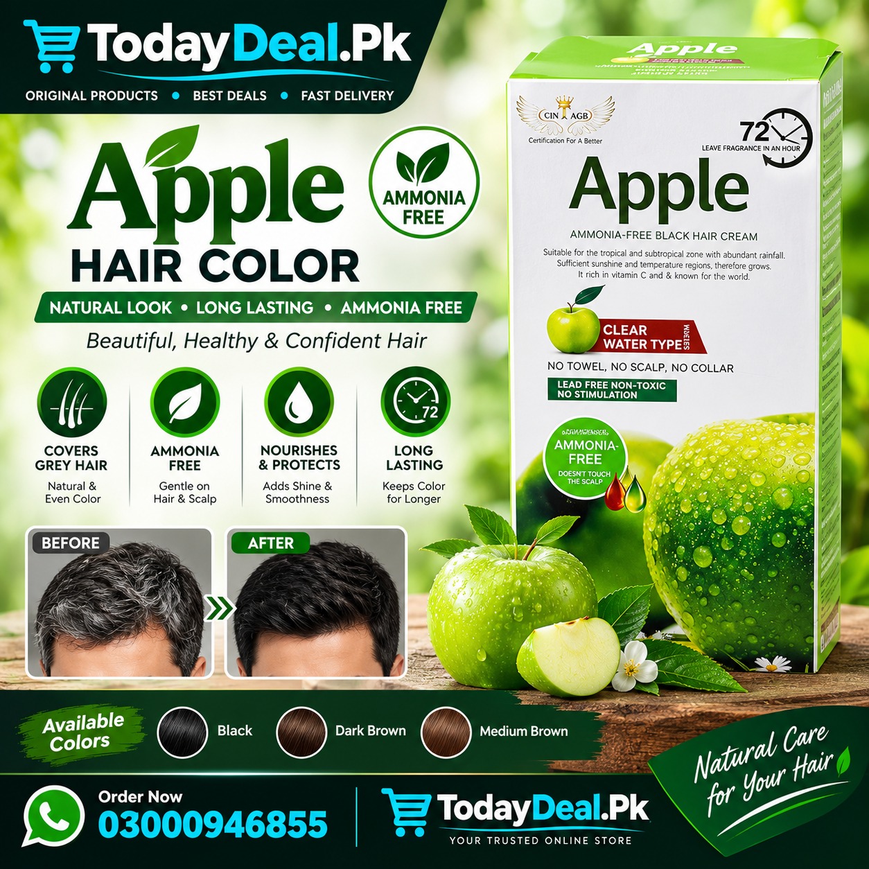Apple Hair Color In Pakistan