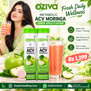 Oziva Apple Cider Vinegar Moringa Effervescent Tablets in Pakistan