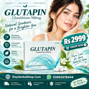 Glutapin Natural Glow Beauty Banner