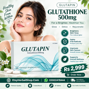 Glutapin Glutathione 500mg Tablets Price In Pakistan