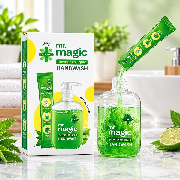 Magic Hand Wash Powder to Liquid