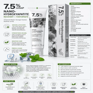 7.5% Hydroxyapatite Toothpaste