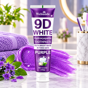9D White Hydroxyapatite Toothpaste Purple