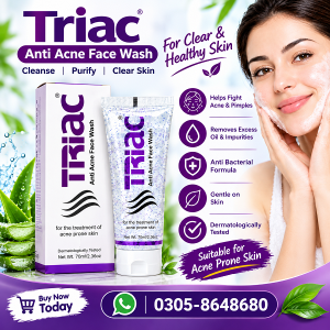Triac Anti Acne Facewash 70ml in Pakistan