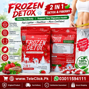 Frozen Detox Capsules 2 in 1 Detox and Fiberry
