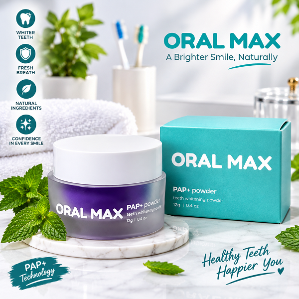 ORAL MAX - PAP+ Whitening Powder