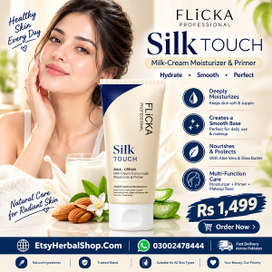 Flicka Silk Touch 3 In 1 Moisturizer Primer Sunscreen For Face In Pakistan