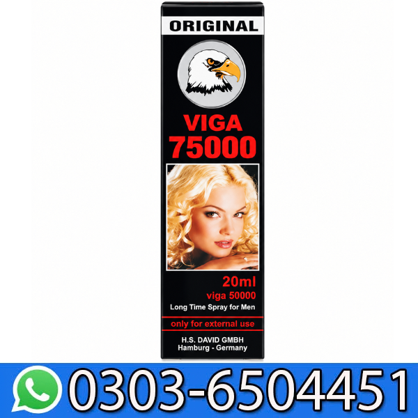 Viga 75000 Long Time Spray For Men 20ml In Pakistan