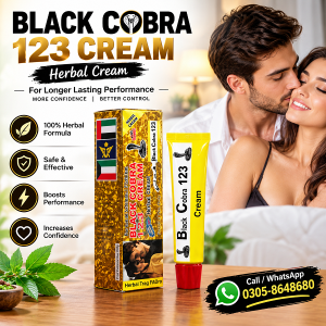 Black Cobra 123 Cream In Pakistan