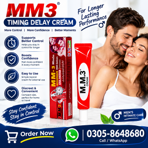 MM3 Timing Delay Cream | Buy Online in Pakistan : 03058648680
